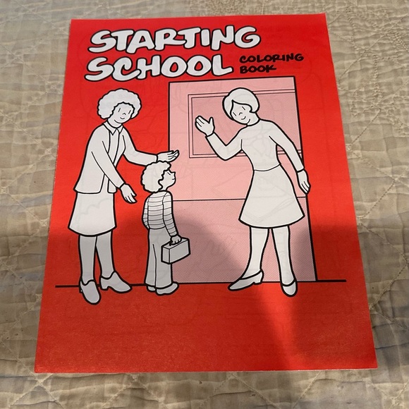 Other - Starting school coloring book- new!